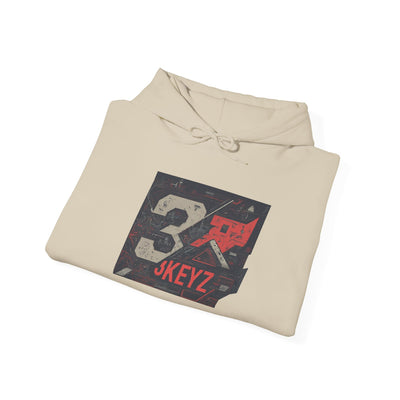 3keyz Big 3 Abstract Hoodie