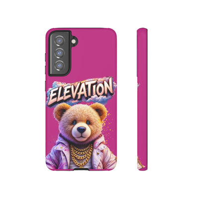 Elevated street drip Bear Pink Phone Case - Tough and Trendy Design