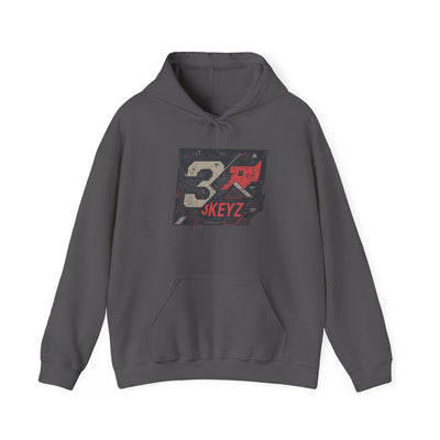 3keyz Big 3 Abstract Hoodie