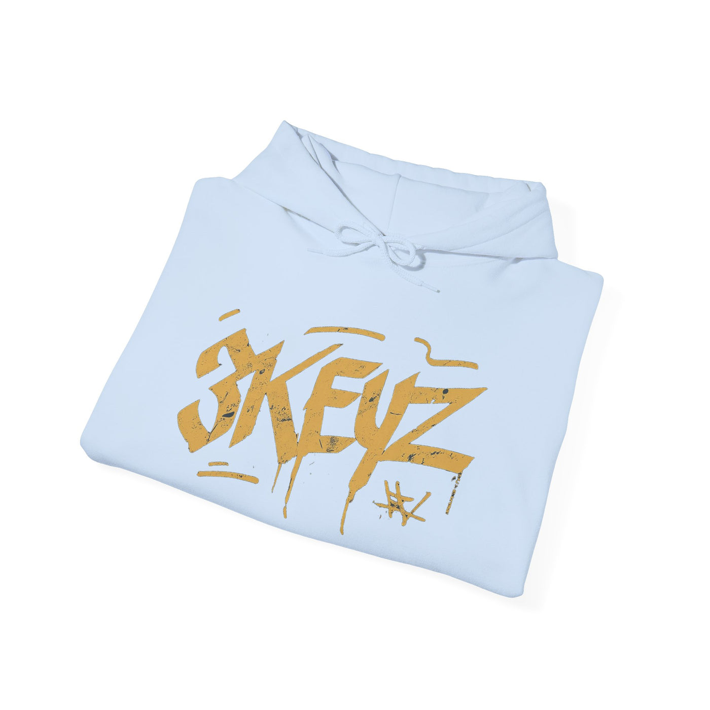 Hooded Sweatshirt 3keyz OG Teddy Drip Golden Design