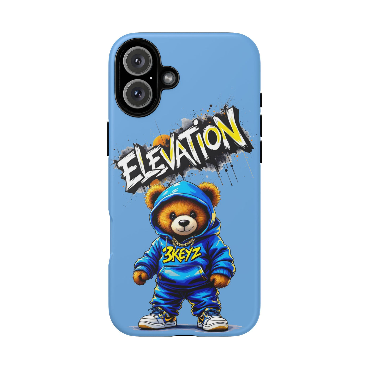 Elevated street drip Bear Phone Case - Tough and Trendy Design