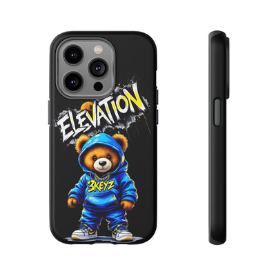 Elevated street drip Bear Black Phone Case - Tough and Trendy Design