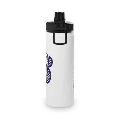 3keyz Cool Bear Blue Stainless Steel Water Bottle with Sports Lid
