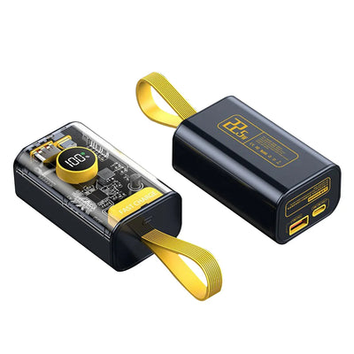 Custom Power Pro DIY Bank | PD 22.5W Fast-Charge Battery Case with Digital Display