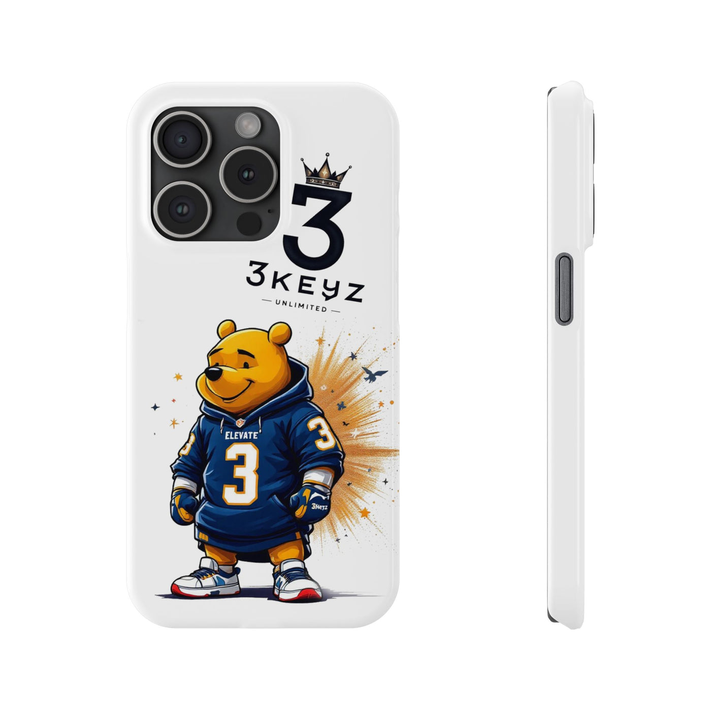 iPhone Case - 3keyz Pooh Bear Design