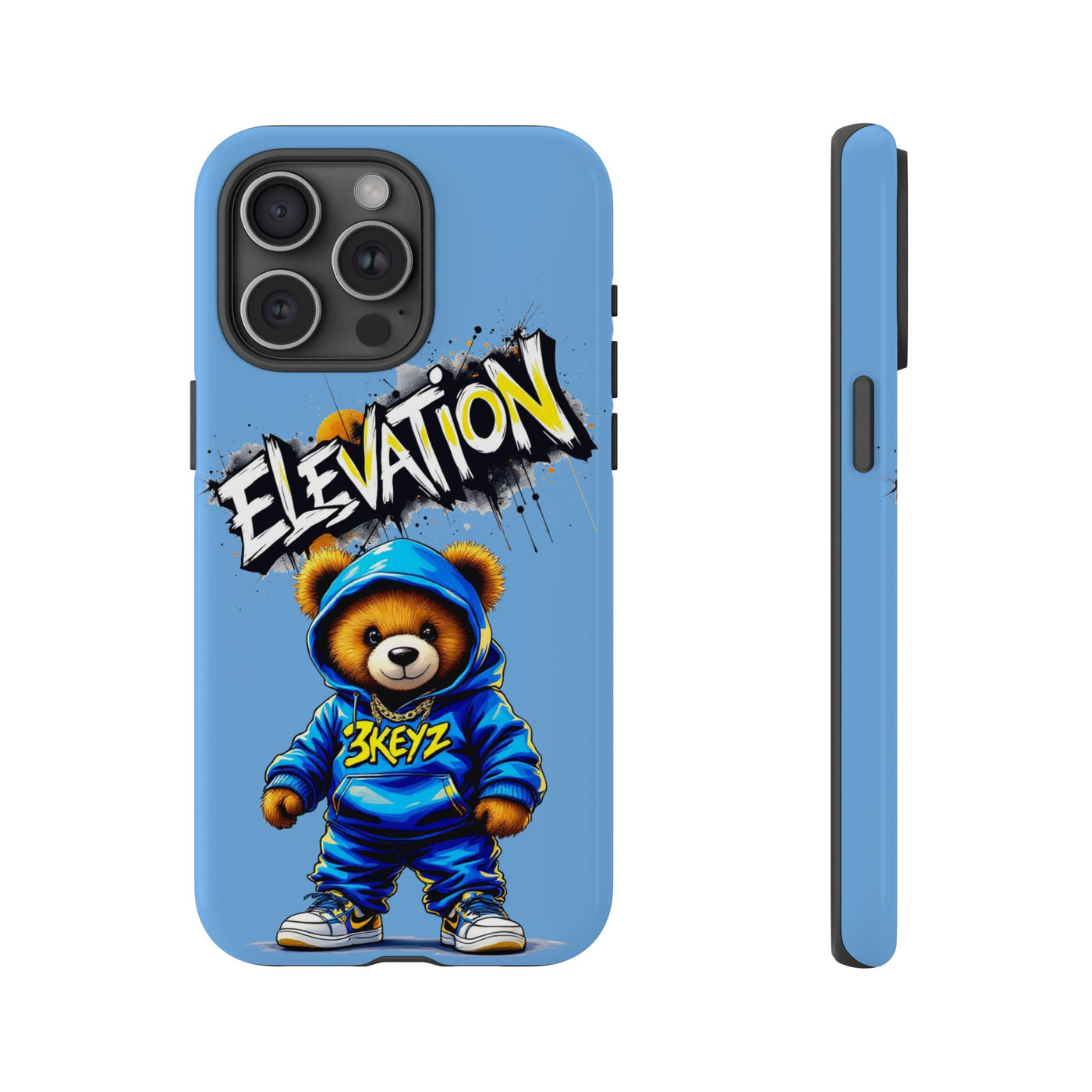 Elevated street drip Bear Phone Case - Tough and Trendy Design