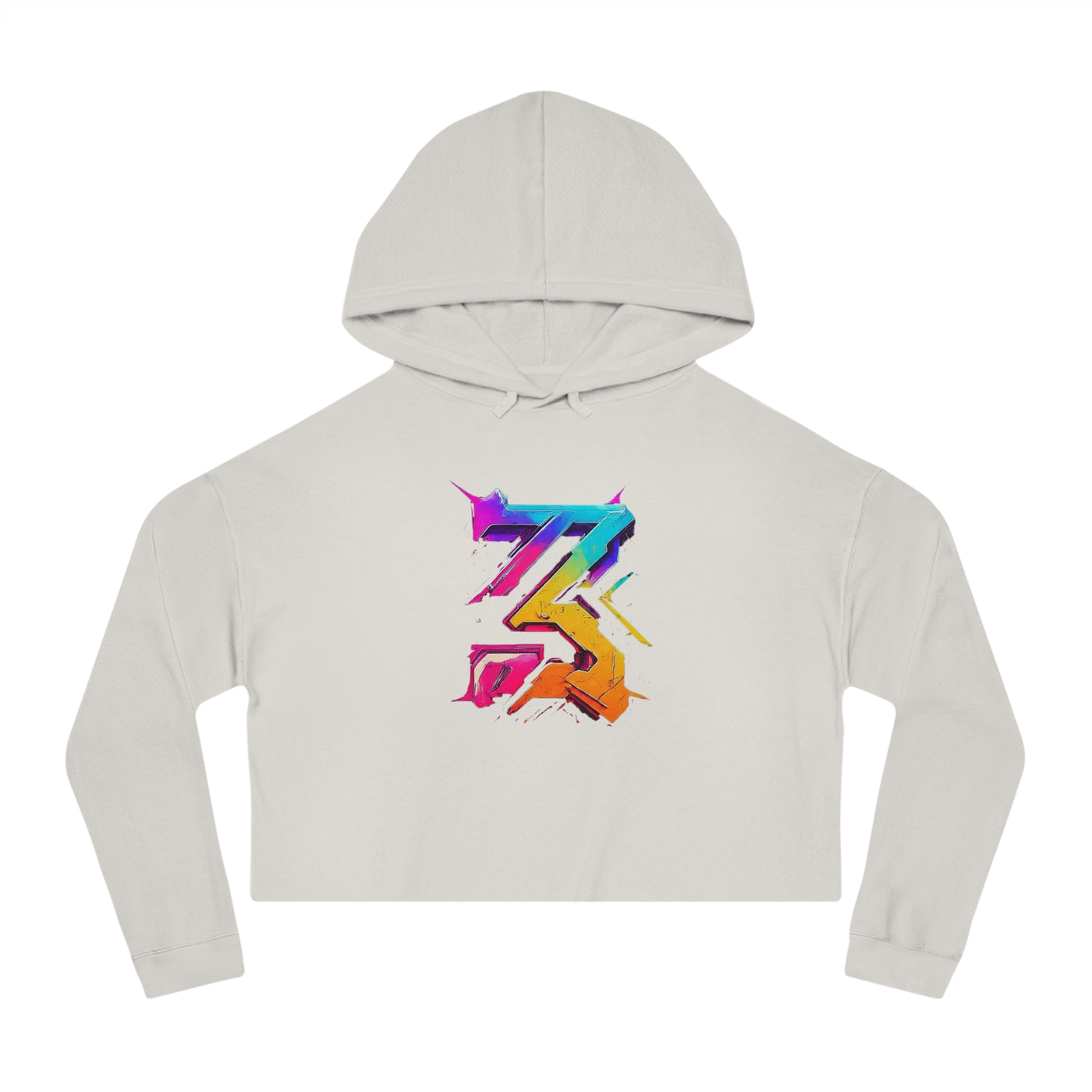 3keyz Big 3 colorway  Women’s Cropped Hooded Sweatshirt with Graphic Design