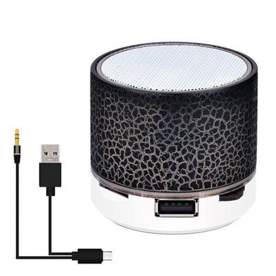 LED Cylinder Pro Mini Speaker | Portable Bluetooth Audio with Light Show & Deep Bass