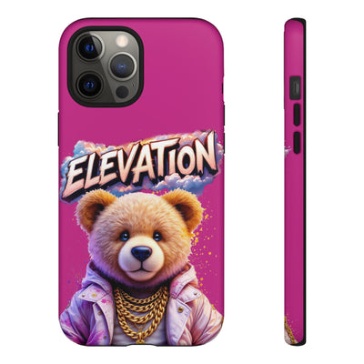 Elevated street drip Bear Pink Phone Case - Tough and Trendy Design