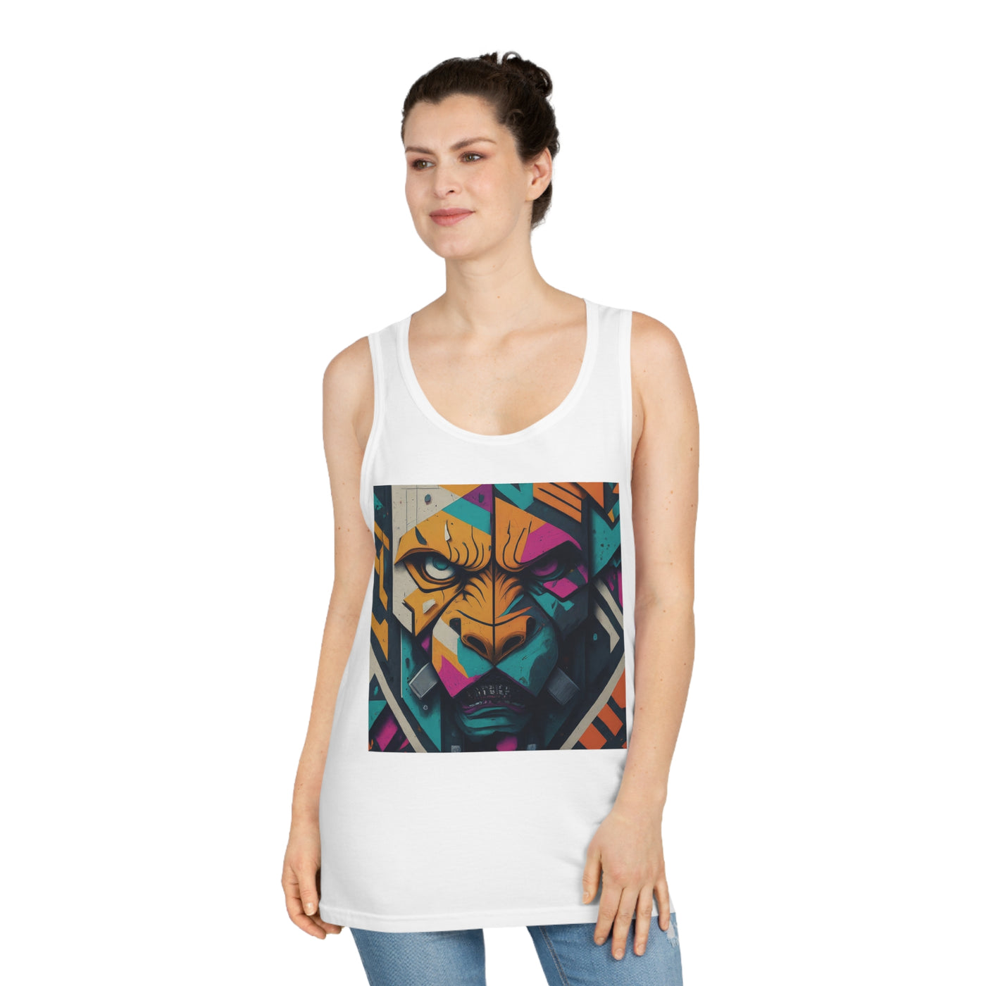 The 3keyz Athletic Lion Heart Tank top