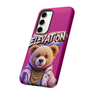 Elevated street drip Bear Pink Phone Case - Tough and Trendy Design