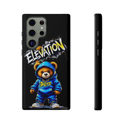 Elevated street drip Bear Black Phone Case - Tough and Trendy Design