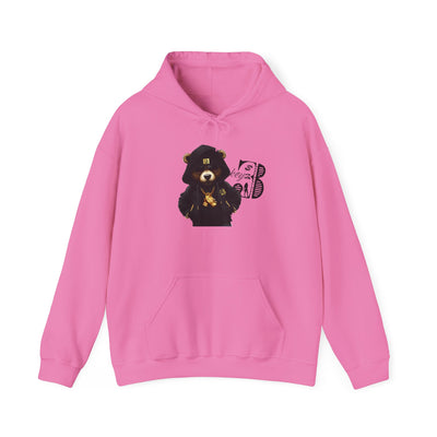 Unisex Hooded Sweatshirt 3keyz OG Teddy Drip Design Black