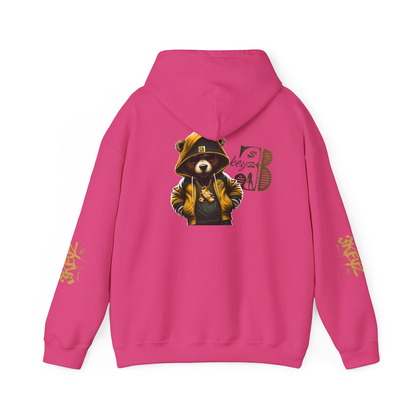 Hooded Sweatshirt 3keyz OG Teddy Drip Golden Design