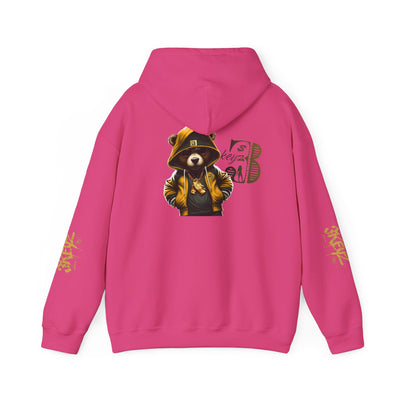 Hooded Sweatshirt 3keyz OG Teddy Drip Golden Design