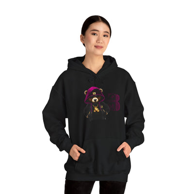 Unisex Hooded Sweatshirt 3keyz OG Teddy Drip Design Purple