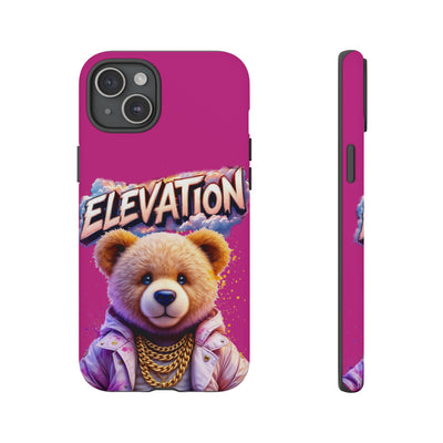 Elevated street drip Bear Pink Phone Case - Tough and Trendy Design