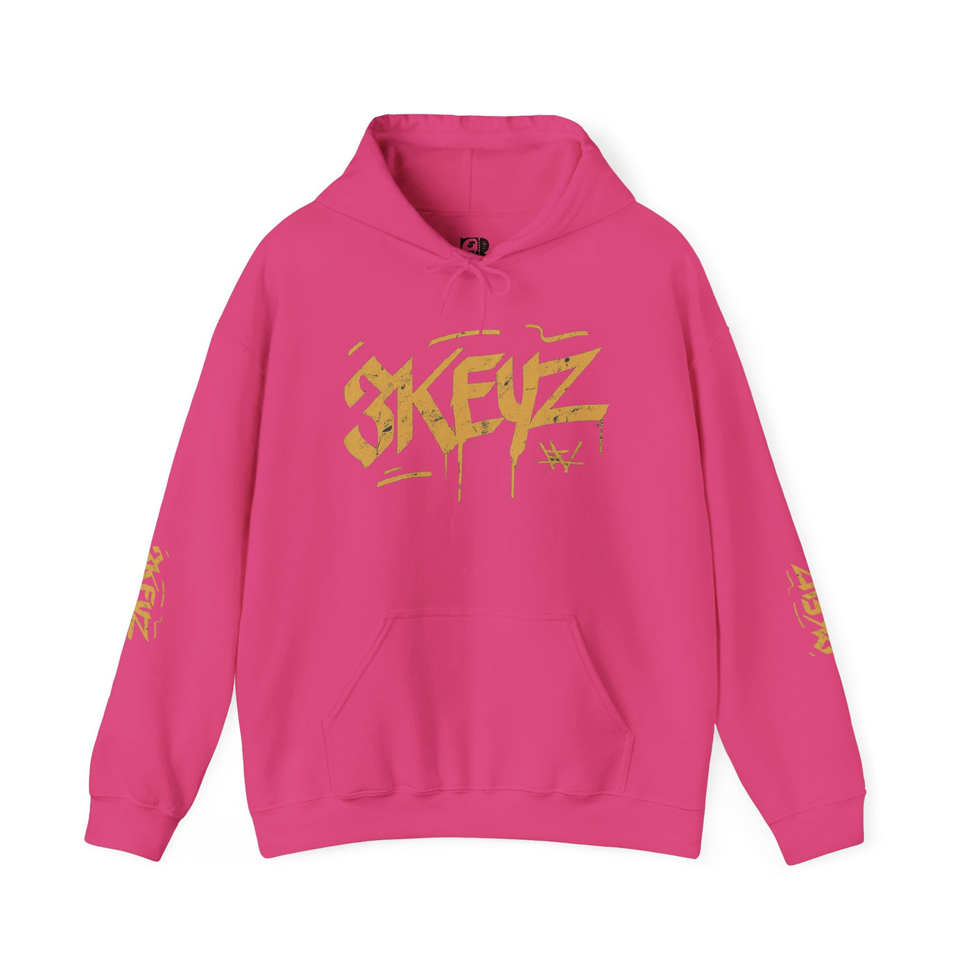 Hooded Sweatshirt 3keyz OG Teddy Drip Golden Design