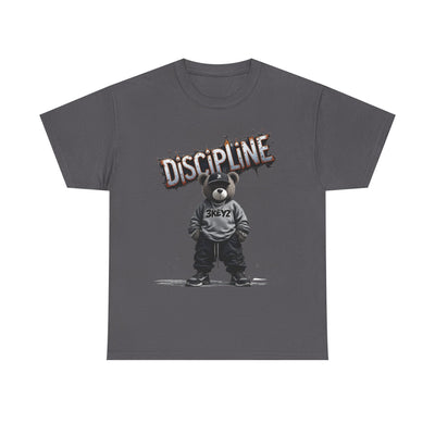 T-Shirt - Discipline Teddy Drip Design - Unisex Heavy Cotton Tee