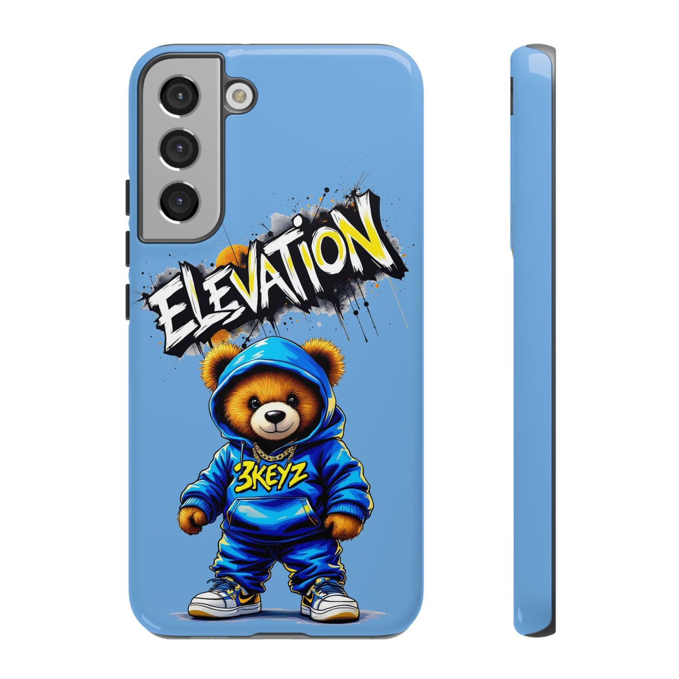 Elevated street drip Bear Phone Case - Tough and Trendy Design