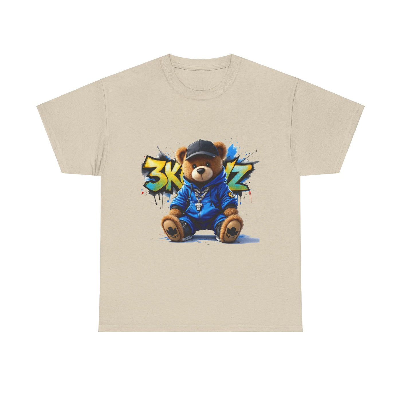 3keyz Teddy Drip Color Way Unisex Heavy Cotton Tee