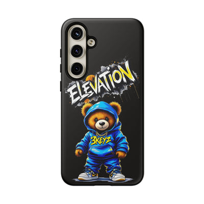 Elevated street drip Bear Black Phone Case - Tough and Trendy Design