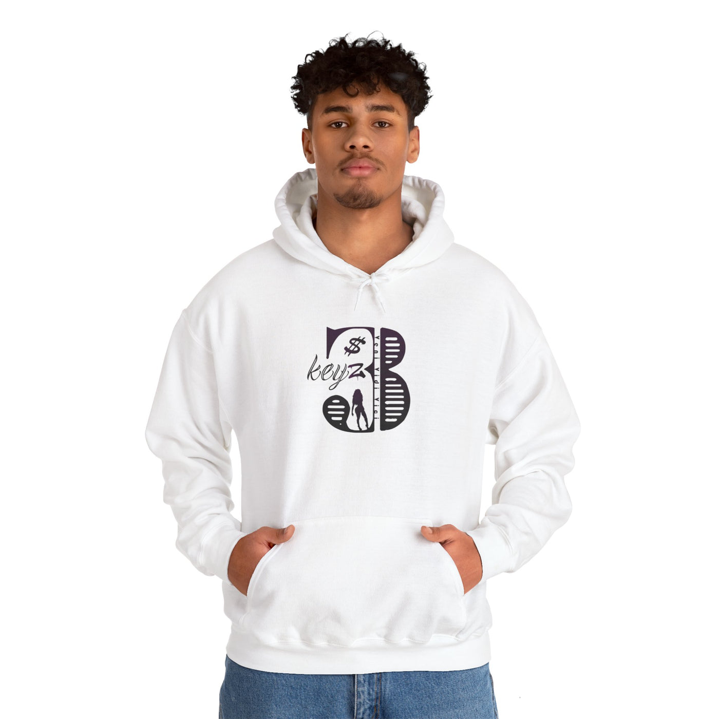 3Keyz Original Drip Unisex hoodie in Purple/Black