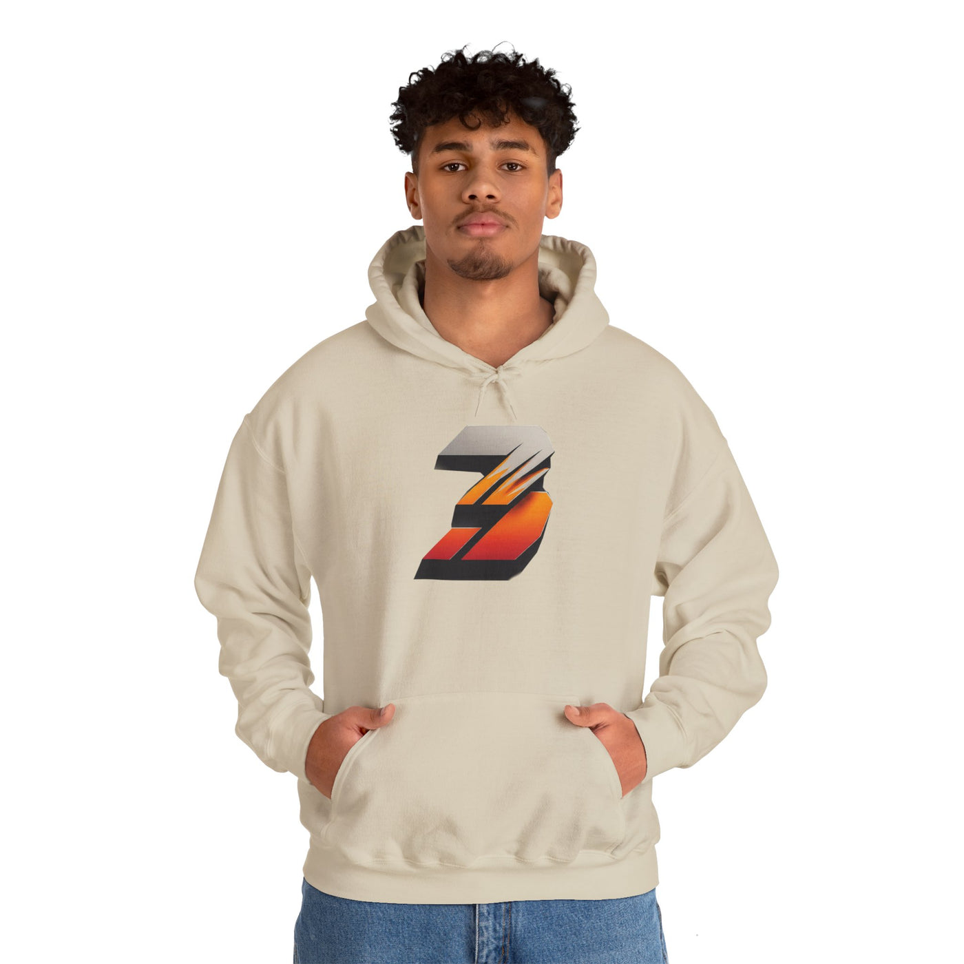 3keyz Big 3 Orange Crush Unisex Hoodie
