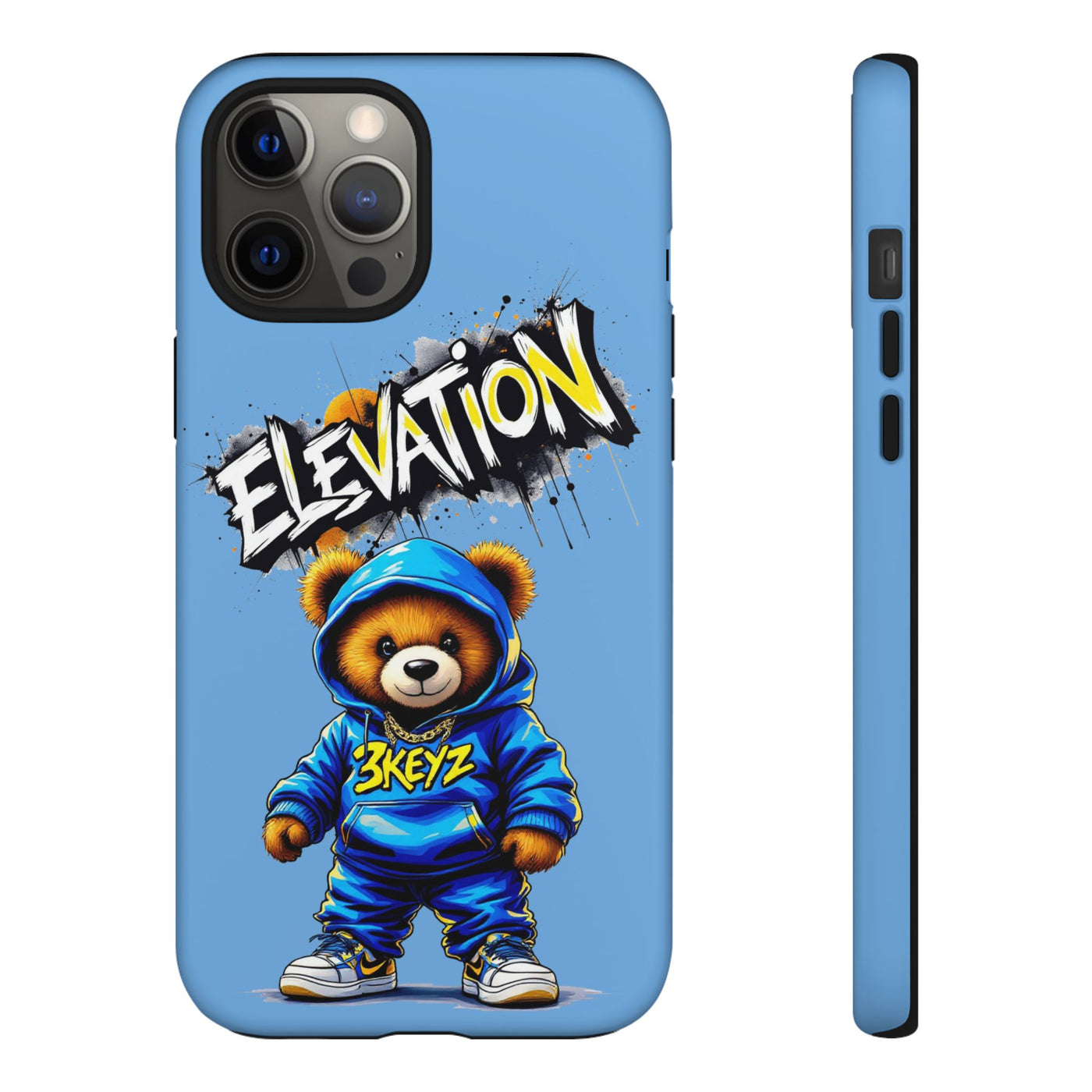 Elevated street drip Bear Phone Case - Tough and Trendy Design