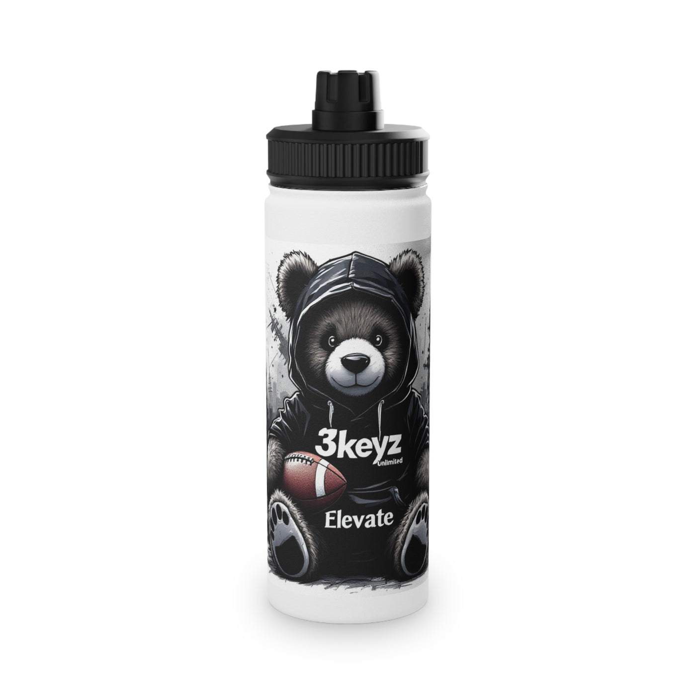 3keyz Football Teddy Sports Bottle