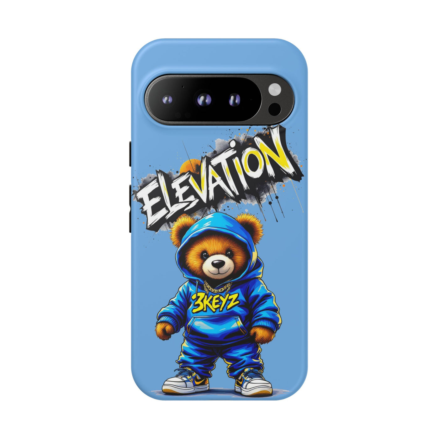 Elevated street drip Bear Phone Case - Tough and Trendy Design
