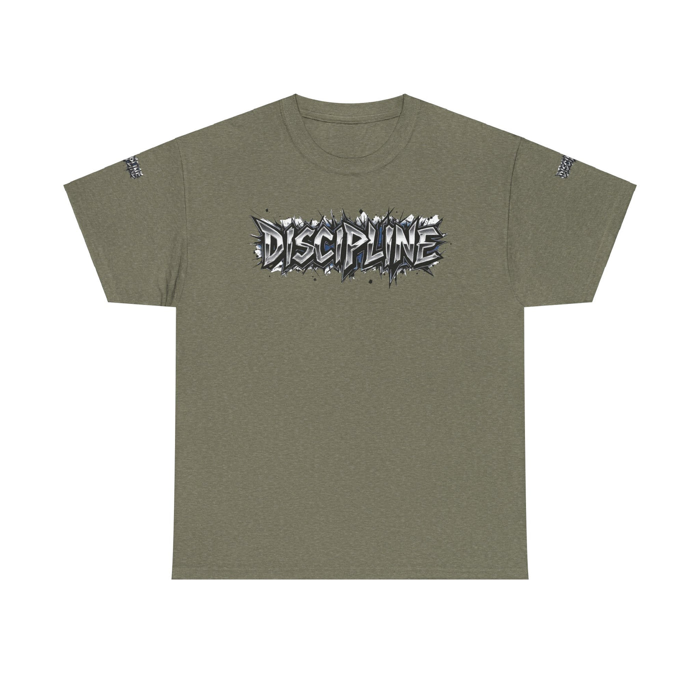 T-Shirt Discipline Cut Drip Design Heavy Cotton Unisex Tee