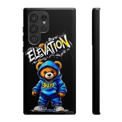 Elevated street drip Bear Black Phone Case - Tough and Trendy Design