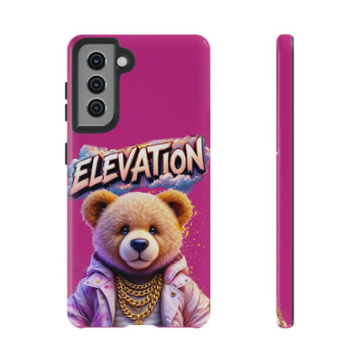 Elevated street drip Bear Pink Phone Case - Tough and Trendy Design