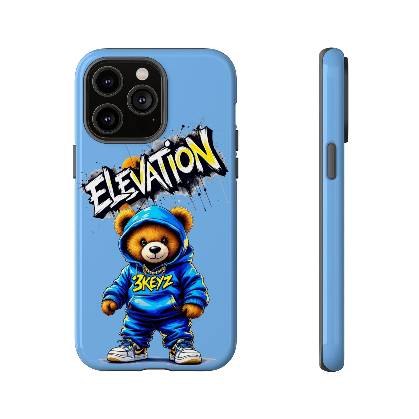 Elevated street drip Bear Phone Case - Tough and Trendy Design