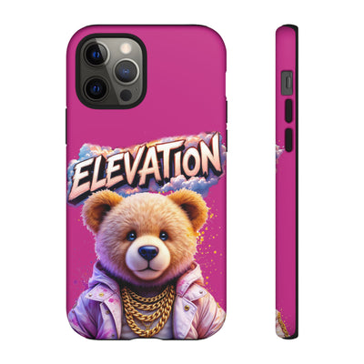 Elevated street drip Bear Pink Phone Case - Tough and Trendy Design