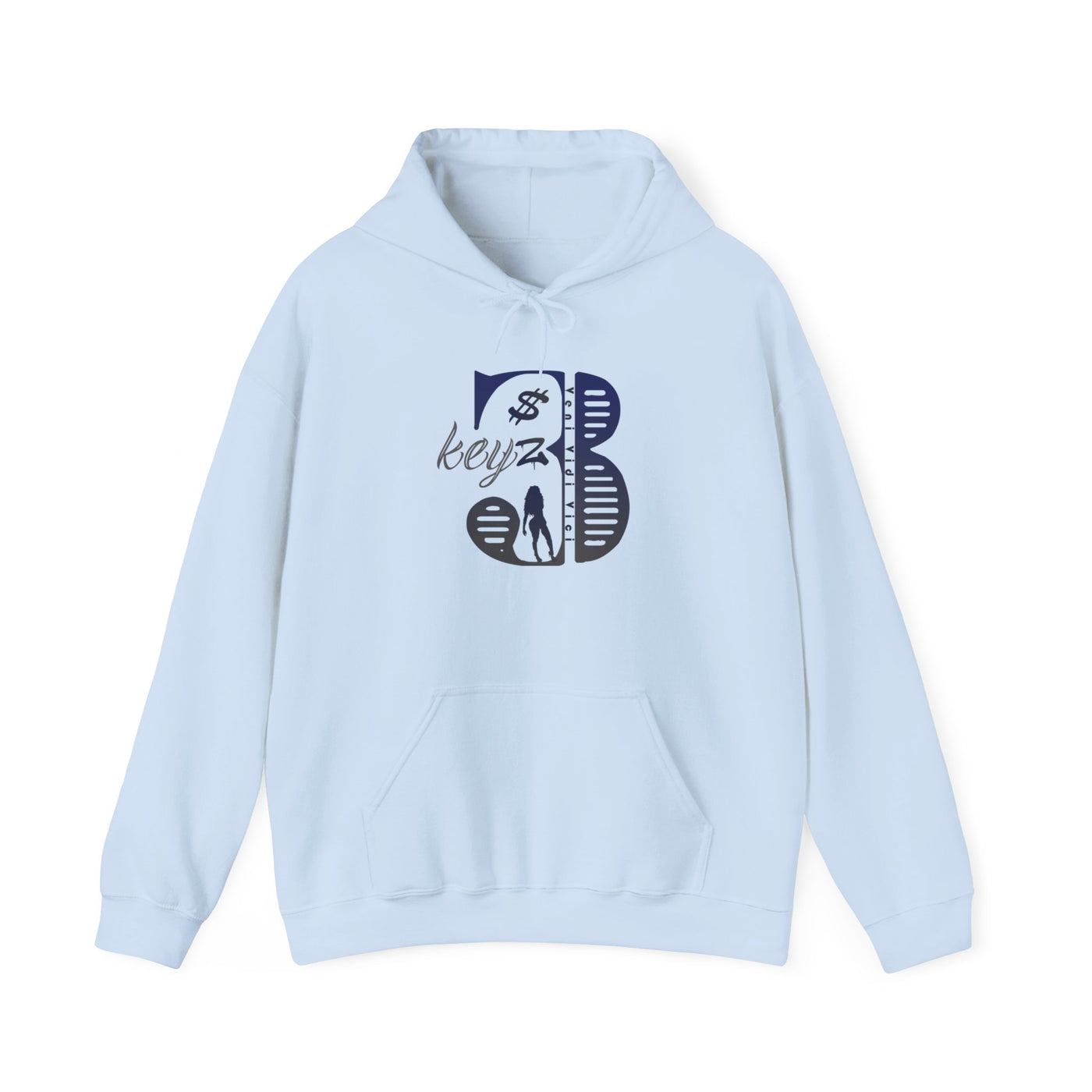3keyz Original Drip Unisex Hoodie Blue/Grey