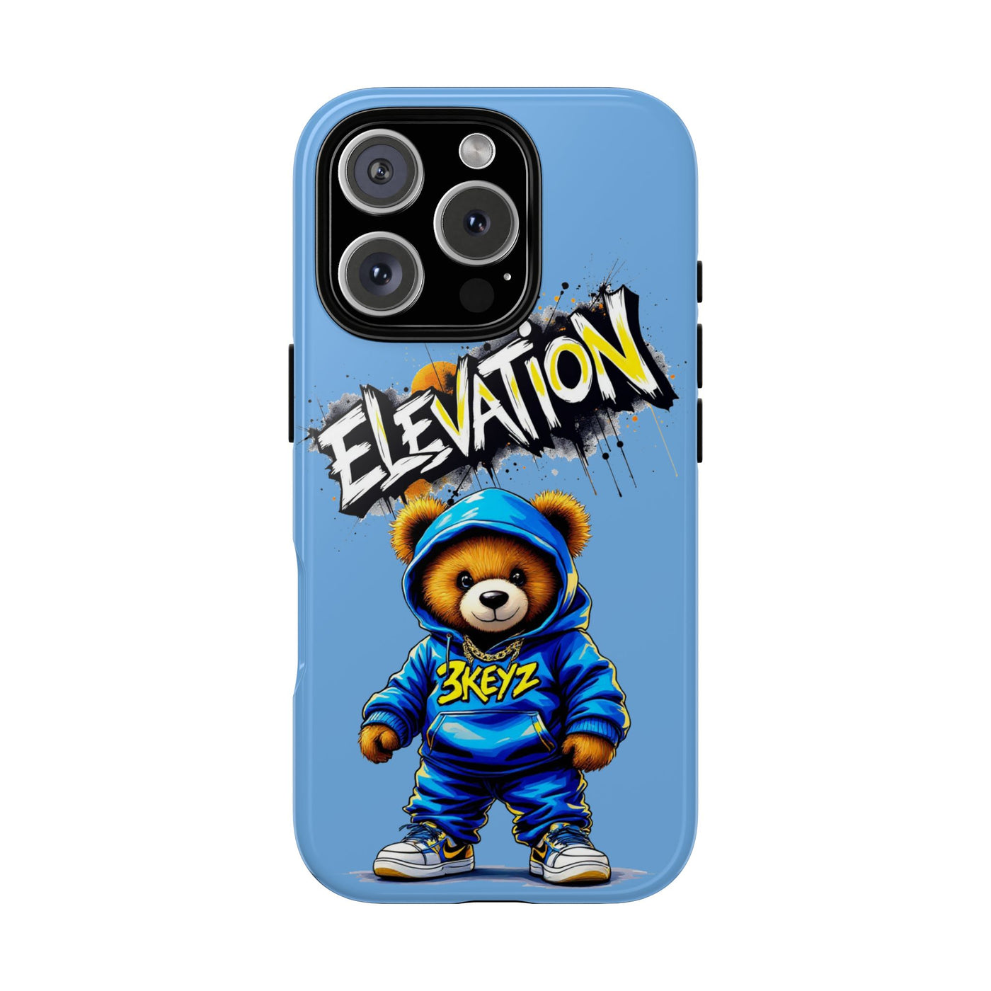 Elevated street drip Bear Phone Case - Tough and Trendy Design