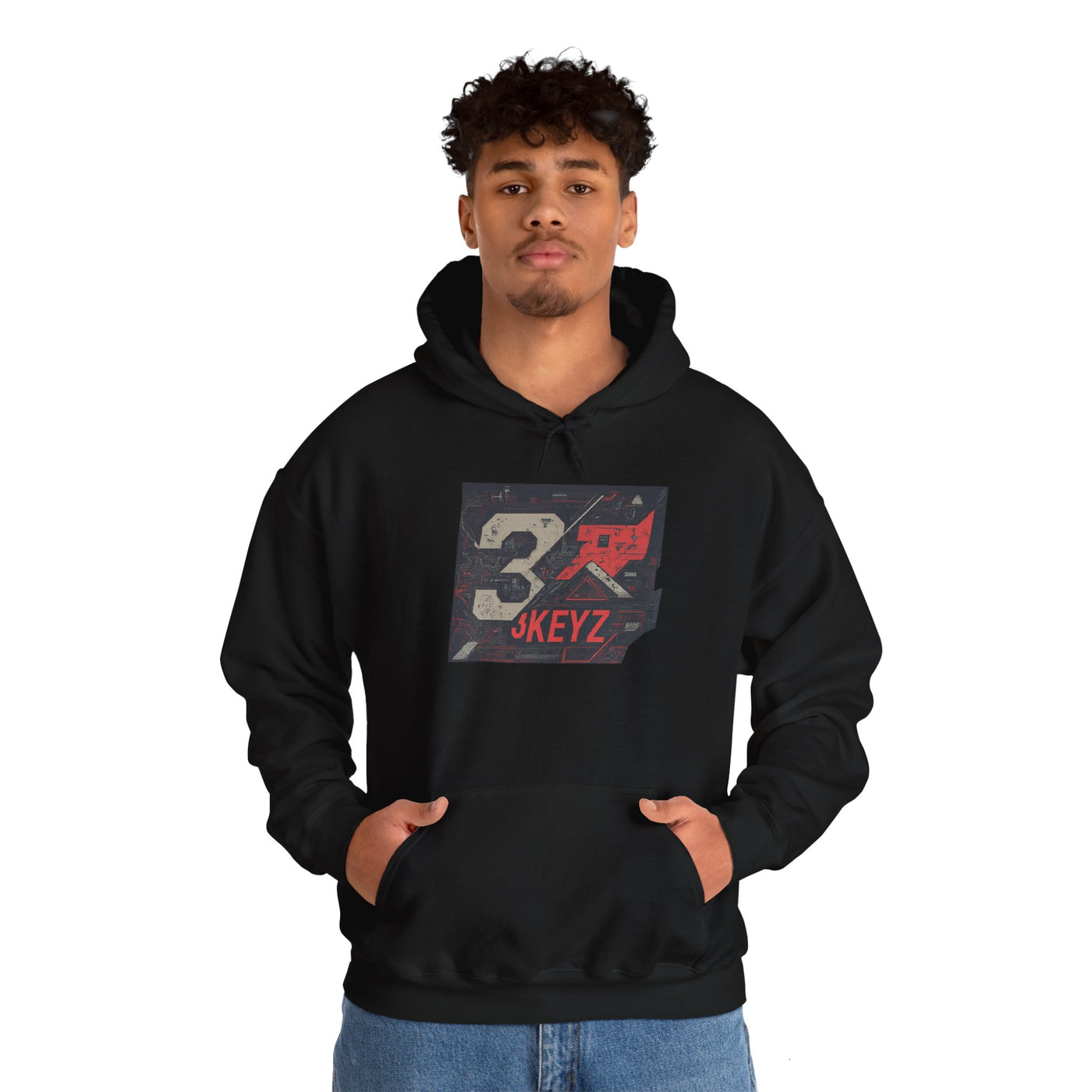 3keyz Big 3 Abstract Hoodie