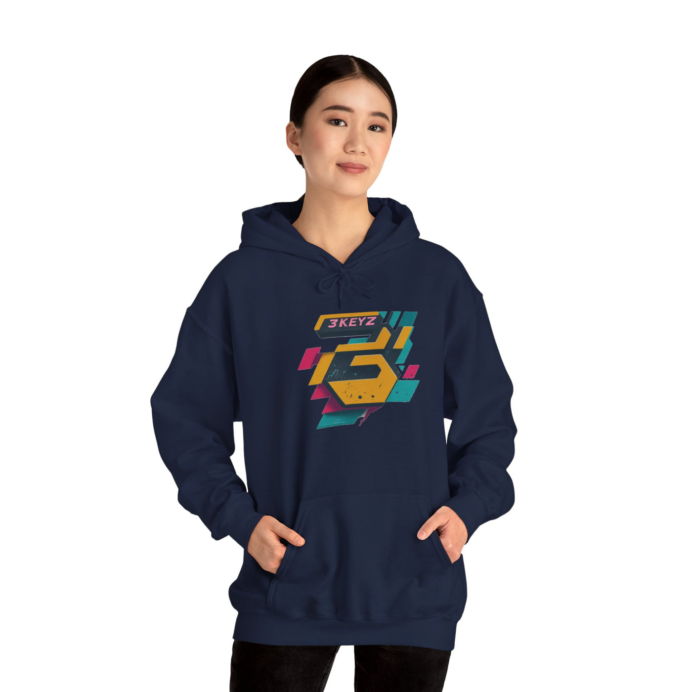 3keyz Big 3 Paint Splatter2 Hoodie