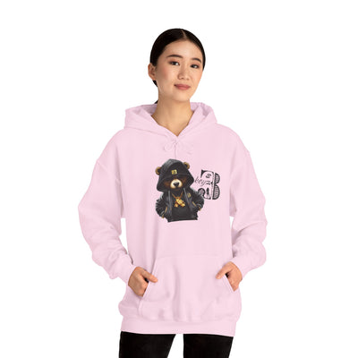 Unisex Hooded Sweatshirt 3keyz OG Teddy Drip Design Grey