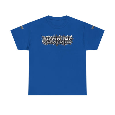 T-Shirt Discipline Cut Drip Design Heavy Cotton Unisex Tee