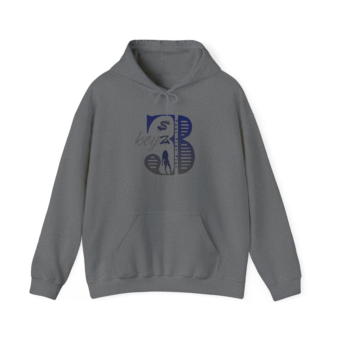 3keyz Original Drip Unisex Hoodie Blue/Grey