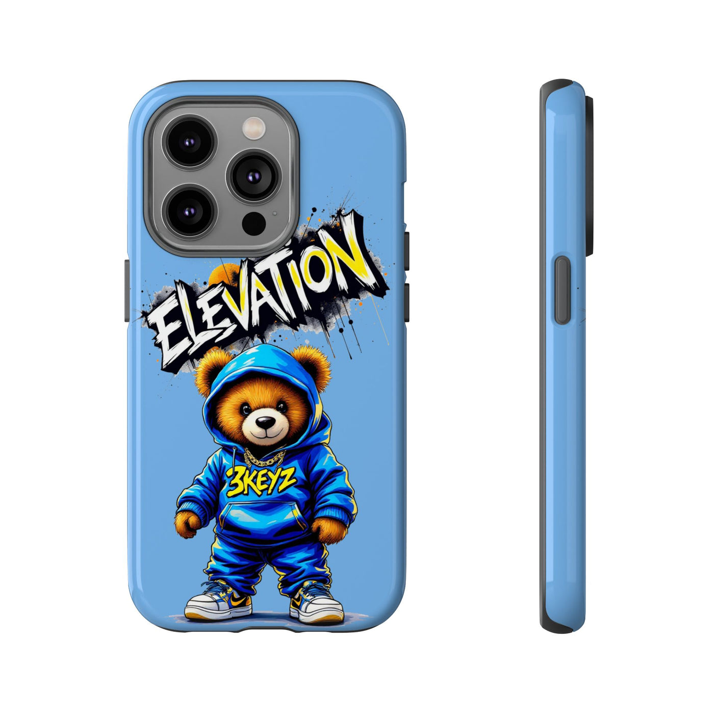 Elevated street drip Bear Phone Case - Tough and Trendy Design