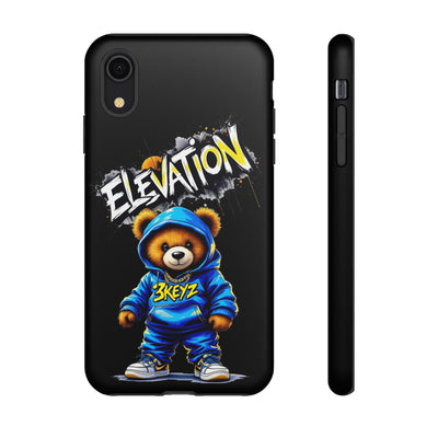 Elevated street drip Bear Black Phone Case - Tough and Trendy Design