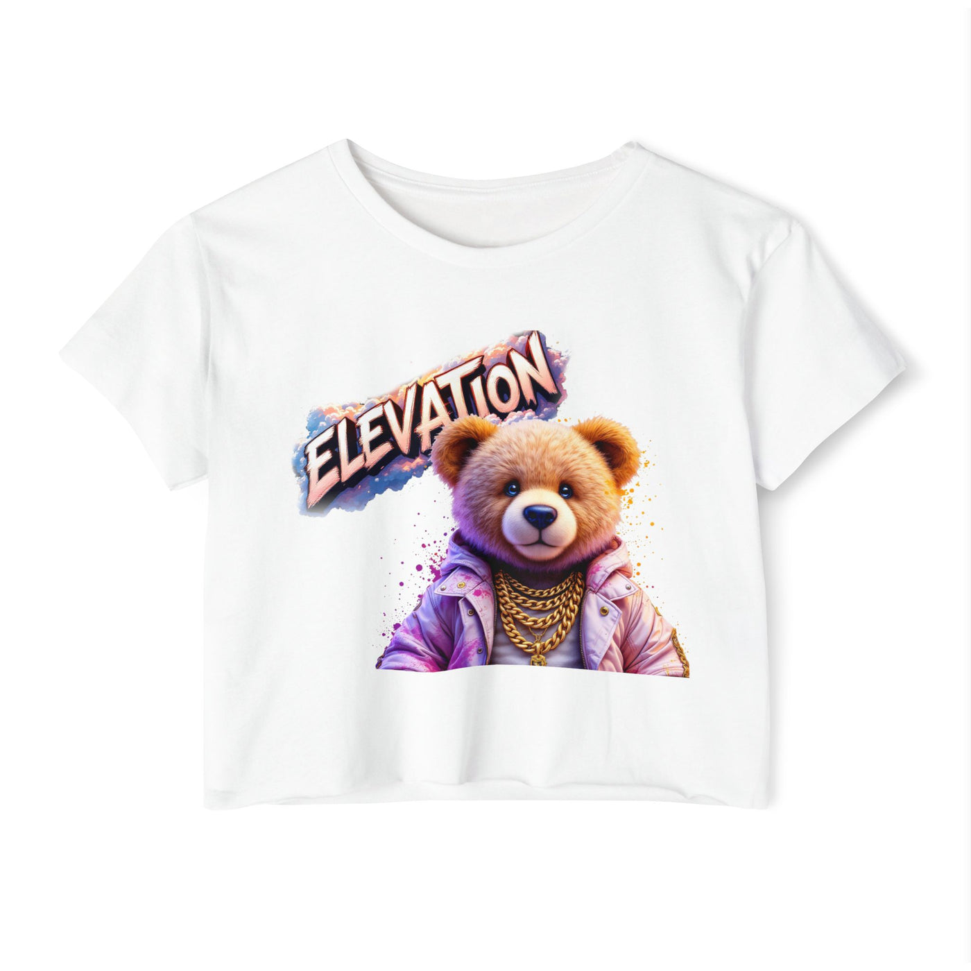 Crop Top - Elevation Pinky Bear
