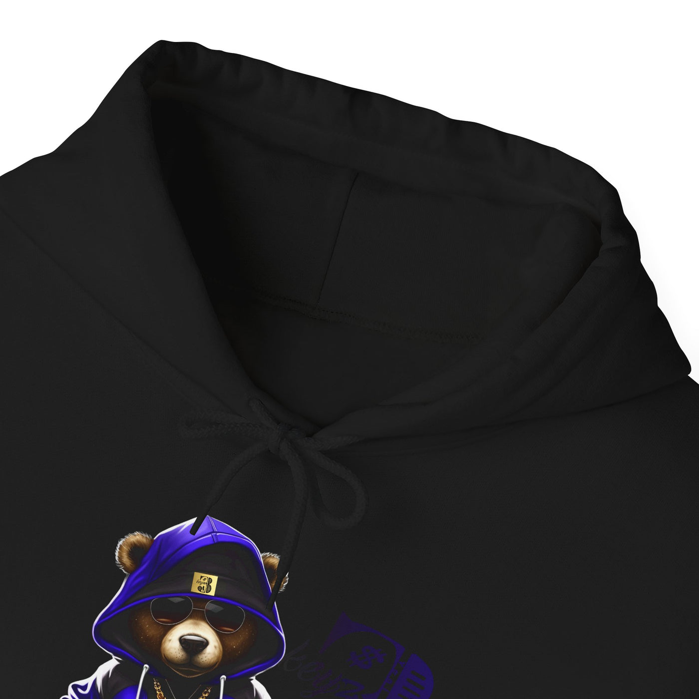 Unisex Hooded Sweatshirt 3keyz OG Teddy Drip Design Blue