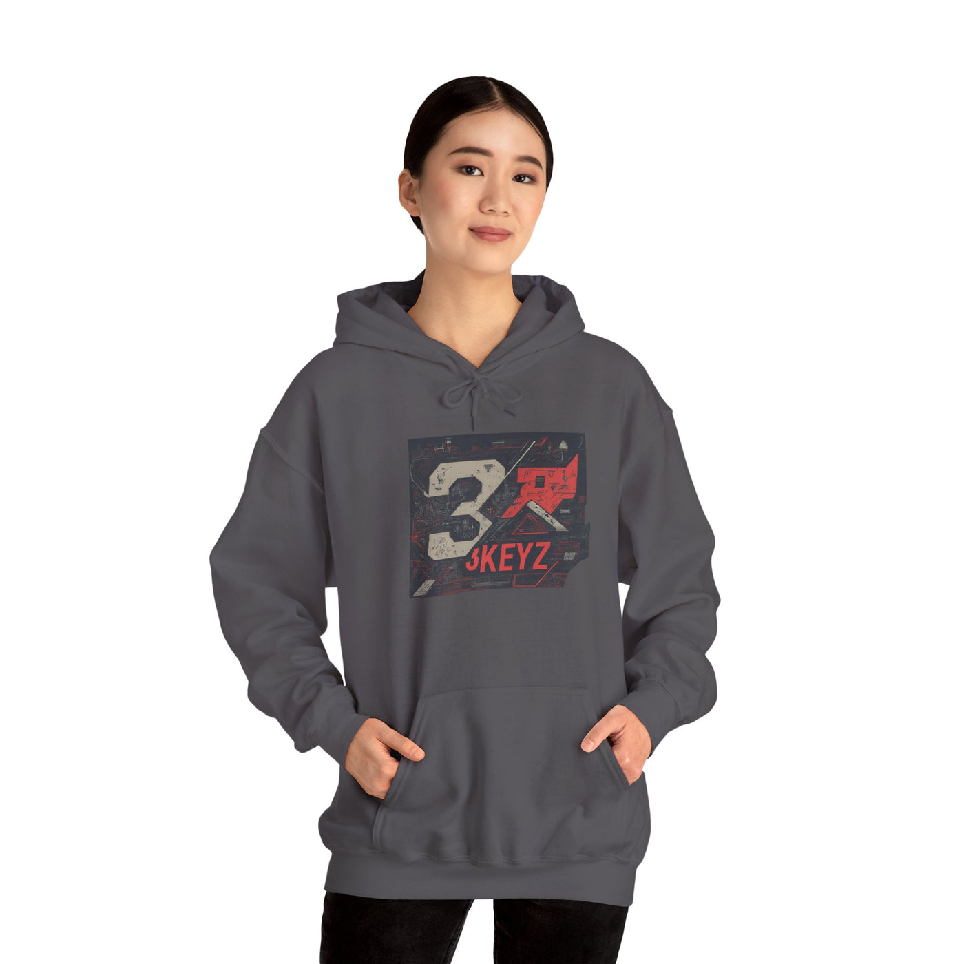 3keyz Big 3 Abstract Hoodie