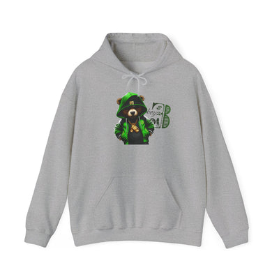 Unisex Hooded Sweatshirt 3keyz OG Teddy Drip Design Lime