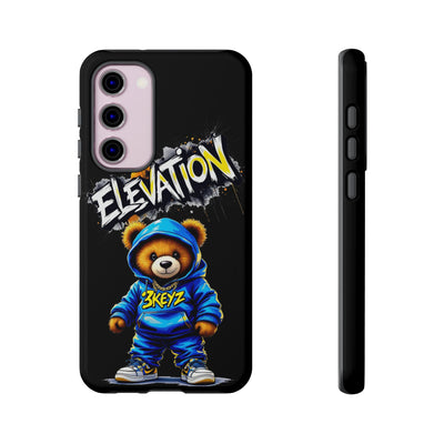 Elevated street drip Bear Black Phone Case - Tough and Trendy Design